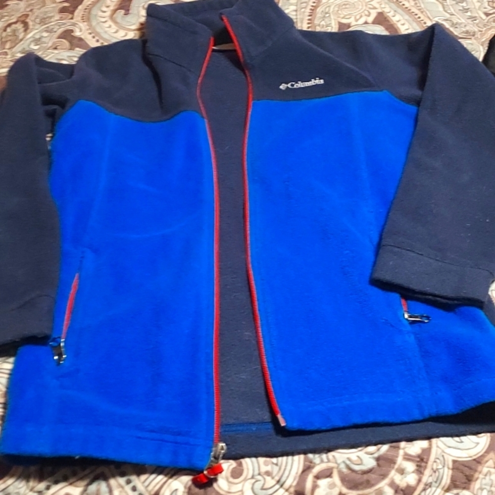 😺2/$25.Boys Columbia Zip Up Fleece Jacket